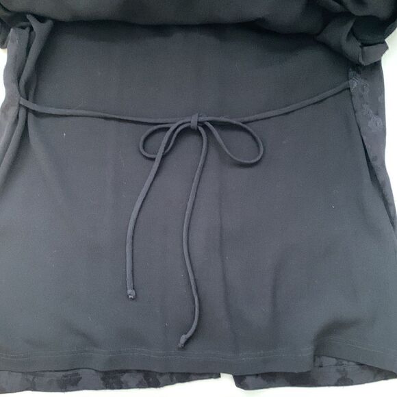 CAROLE LITTLE Womens Black Cardigan. 100% Rayon. Size 6 - Picture 9 of 9